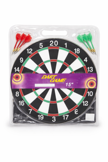 برد دارت ۱۵ اینچ با شش عدد پرتابه  سوزنی – بازی دارت سرگرم‌کننده برای همه سنین 🎯کد 3618
