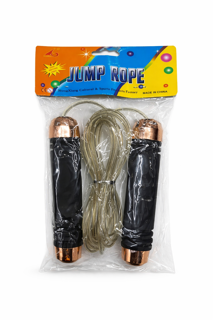 "طناب ورزشی جَمپ روپ هونگ شیانگ با دستگیره‌های فومی و سرهای مسی" کد 3692