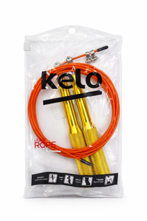 طناب ورزشی حرفه‌ای کلو مدل Speed با کابل فلزی روکش‌دار و دسته آلومینیومی سبک 🚀 کد 3693