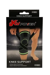 زانوبند جفتی ورزشی KV POWER کد  3509 | محافظت قوی، فیکس عالی زانو