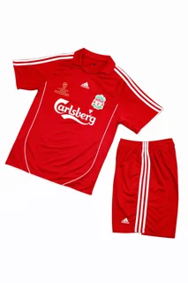 کیت لیورپول قرمز Carlsberg آدیداس اورجینال| ست تیشرت و شورت Liverpool Champions League