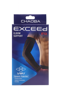 آستین محافظ آرنج ورزشی CHAOBA EXCEED مدل 871CA – فشرده‌سازی پویا و ضد لغزش» کد 3246