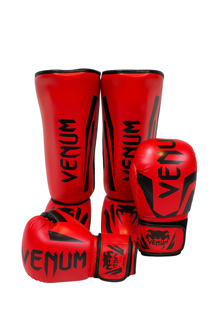 ست کامل بوکس و موی‌تای VENUM مدل قرمز اورجینال تایلندی