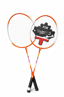 راکت بدمینتون FOX مدل PRO-777  جفتی به‌همراه کاور اورجینال کد 2645