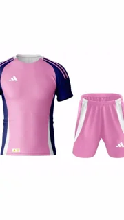 🏆 ست پیراهن و شورت ورزشی پارچه لاکرا یوناک | طراحی الهام‌گرفته از Adidas 🏆